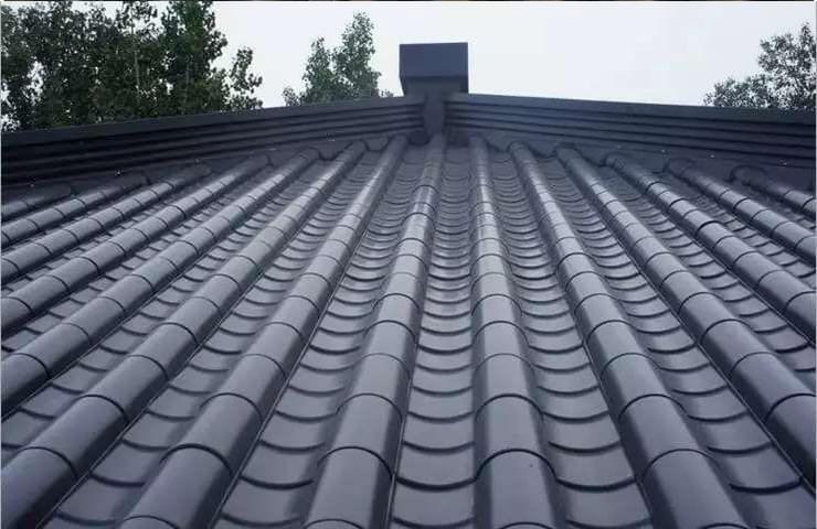 彩鋁板應用-鋁合金仿古瓦